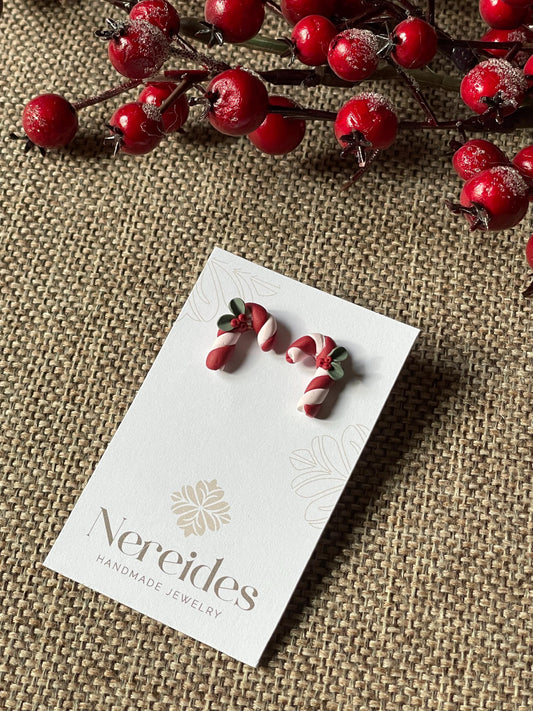 PETITE TWIST | Χειροποίητα σκουλαρίκια από πολυμερικό πηλό