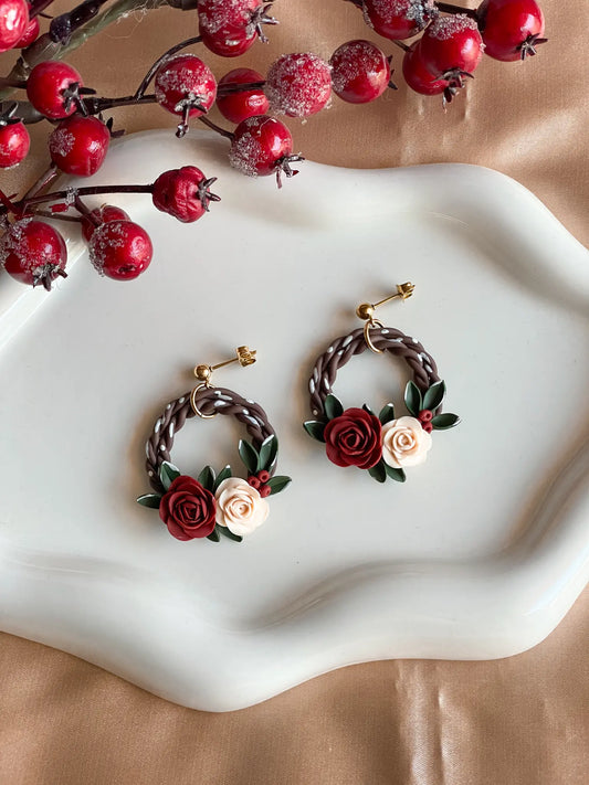 MERRYN | Χειροποίητα σκουλαρίκια από πολυμερικό πηλό